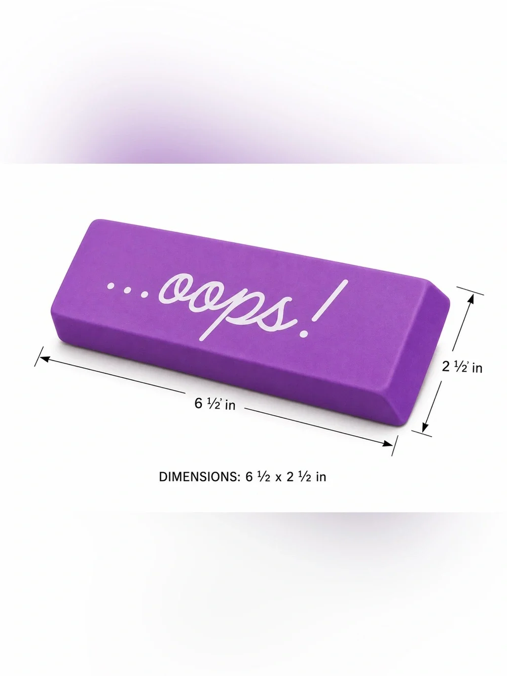 Pick Your Fun Giant Eraser, pink, teal or purple - Picture 4 of 5